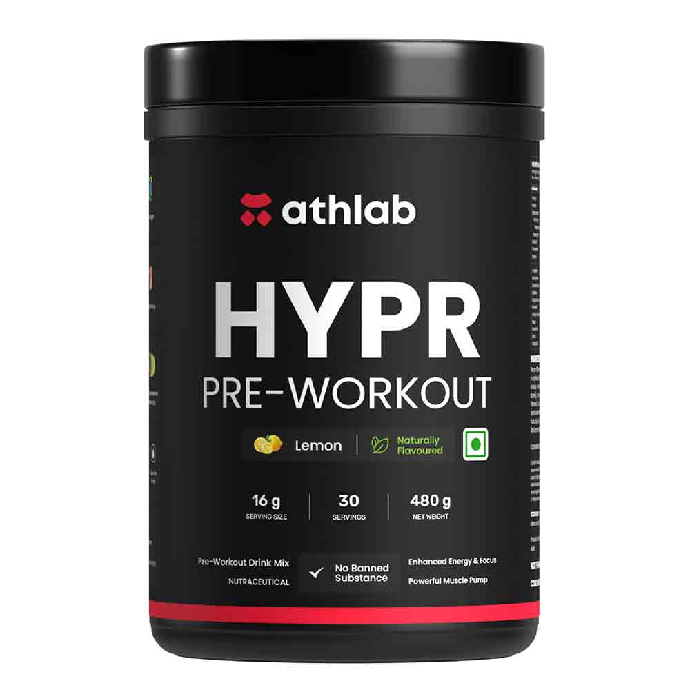 1 - Athlab Hypr Pre-Workout,  1.05 lb  Lemon 