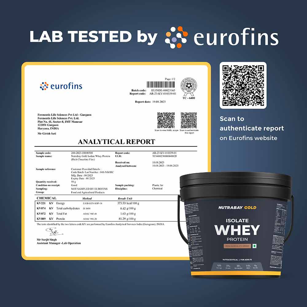 3 - Nutrabay Gold Isolate Whey Protein,  8.8 lb  Rich Chocolate Creme 