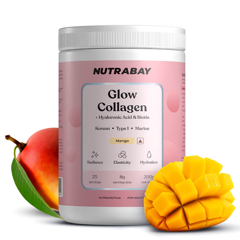 1 - Nutrabay Korean Marine Glow Collagen,  200 g  Mango 