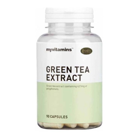 Myvitamins Green Tea Extract,  90 capsules  Unflavoured 