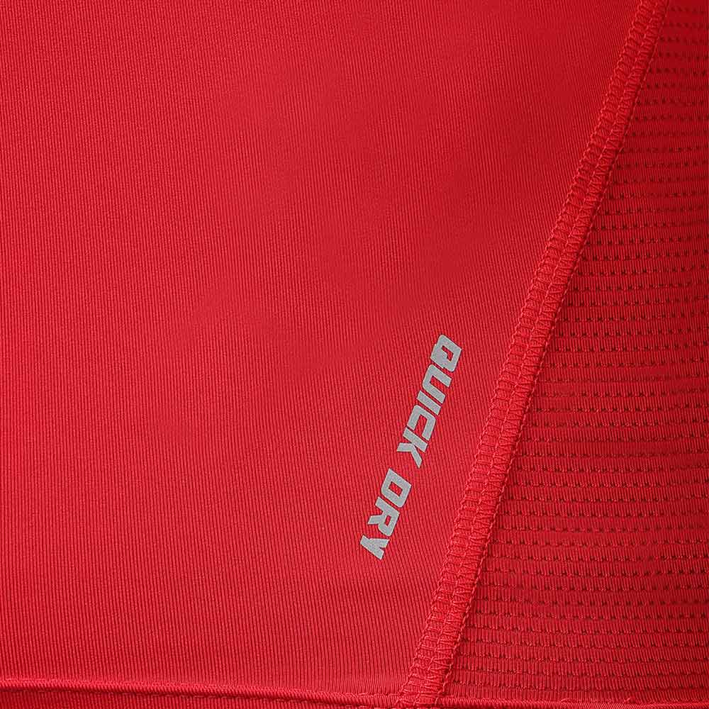 9 - MuscleBlaze Air Tech Compression MuscleTank,  Red  Large