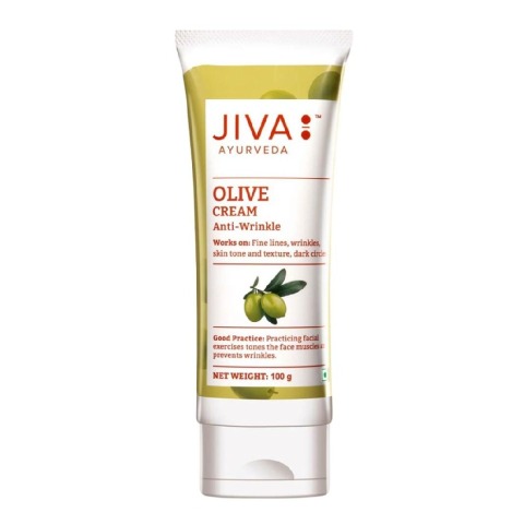 1 - Jiva Ayurveda Olive Cream, 100 g Anti-Wrinkle