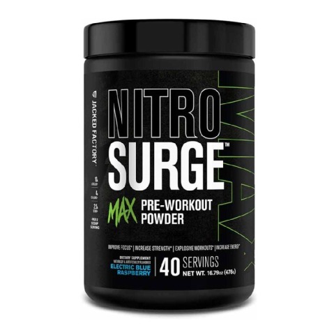 1 - Jacked Factory Nitrosurge Max Pre-Workout,  1.05 lb  Electric Blue Raspberry 