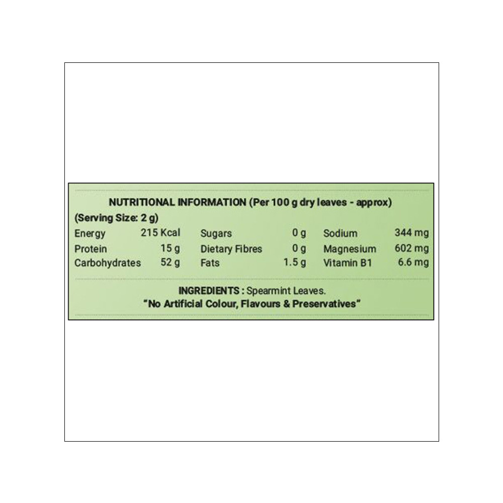 Supplement - True Elements Spearmint Infusion Tea,  Natural  0.1 kg 