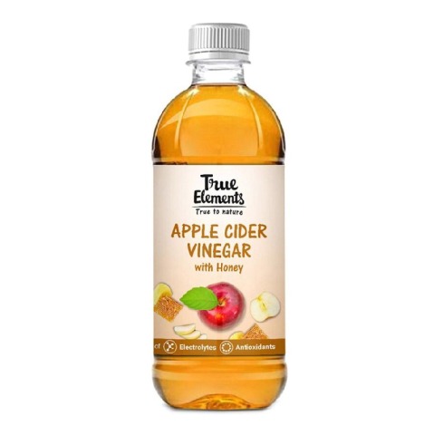 1 - True Elements Apple Cider Vinegar,  0.5 L  Honey 