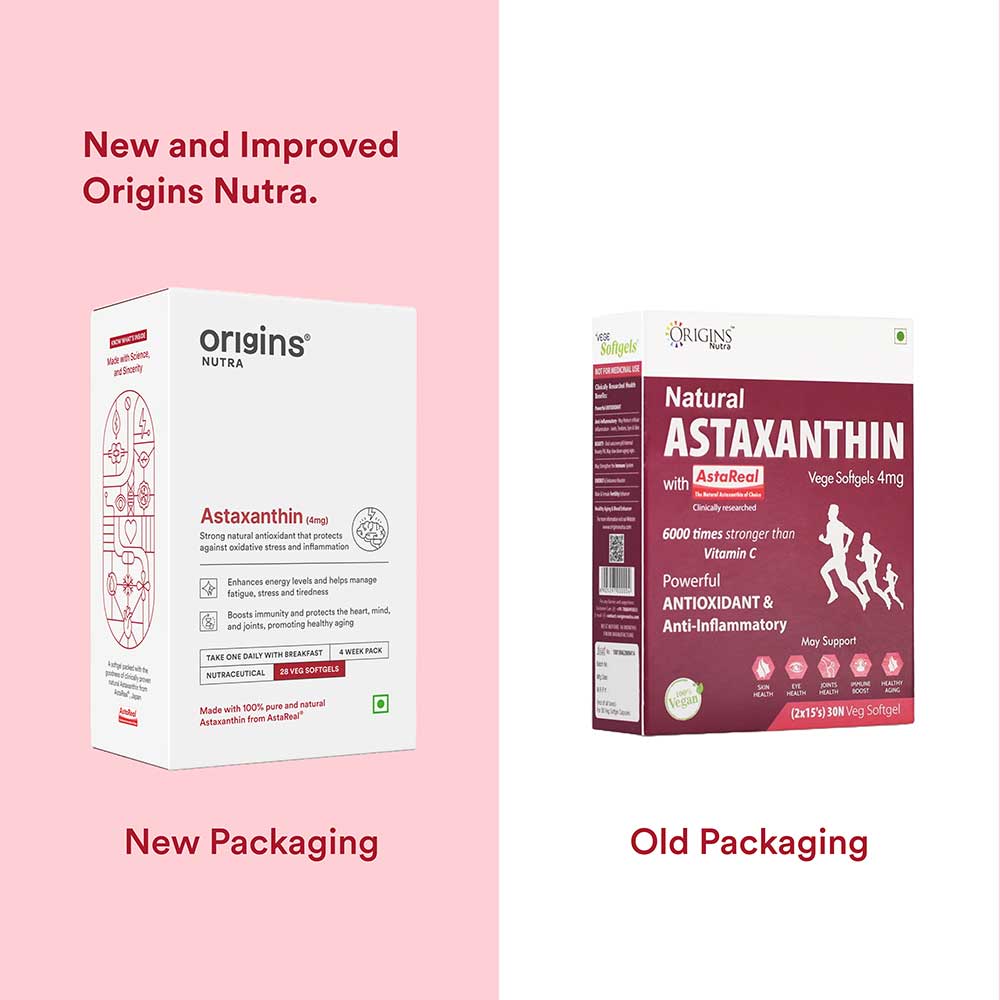 8 - Origins Nutra Astaxanthin (Pack of 3),  28 softgels 