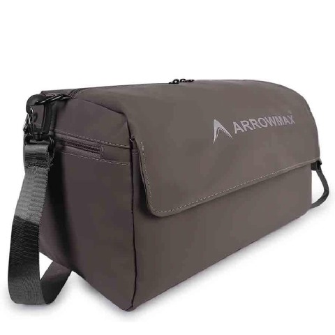 1 - Arrowmax Gym Travel Bag with Shoe Compartment,  Brown 