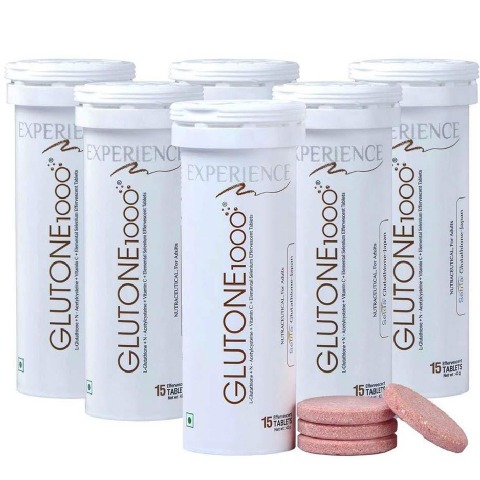 1 - Glutone 1000 Setria Glutathione Effervescent,  Unflavoured (Pack of 6)  15 tablet(s) 