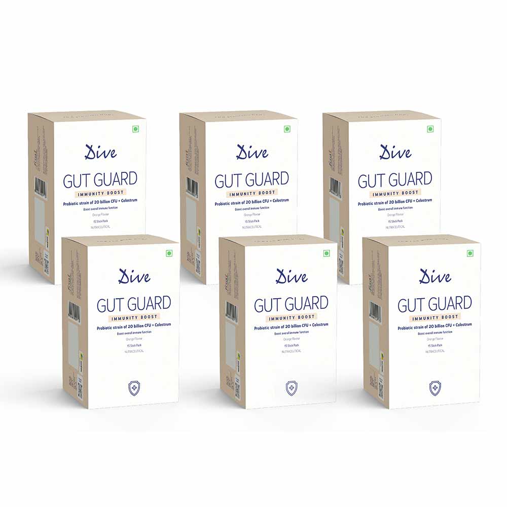 1 - Dive Gut Guard Immunity Boost,  15 Piece(s)/Pack  Orange (Pack of 6) 