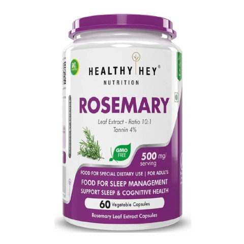 1 - HealthyHey Nutrition Natural Rosemary Leaf Extract,  60 veggie capsule(s) 