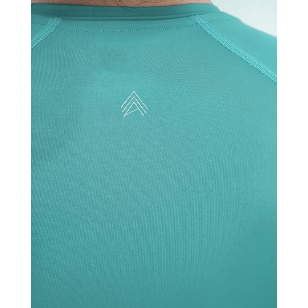 6 - Athflex Men's Half Sleeve Ace Compression T-Shirt,  XXL  Sea Green 