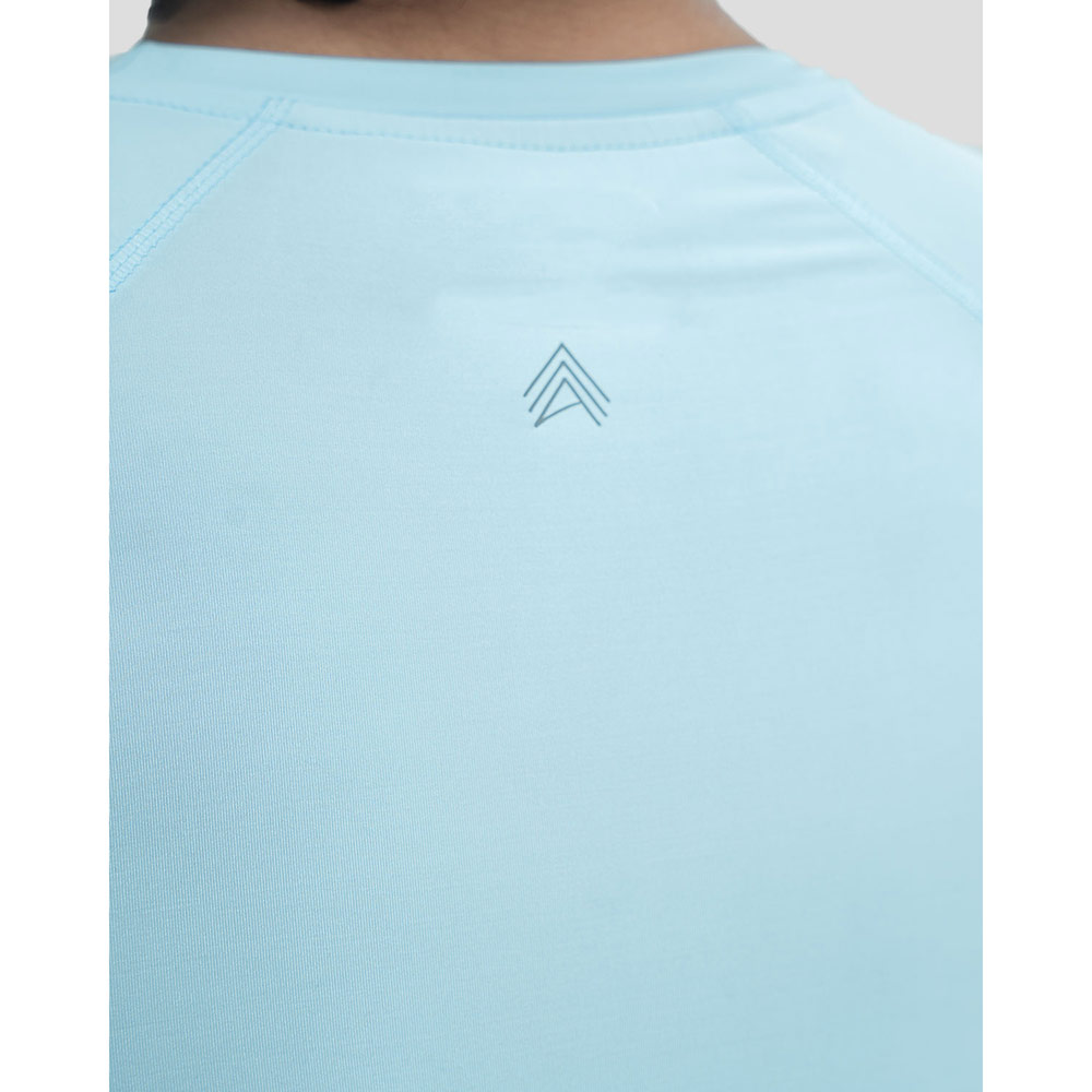 5 - Athflex Men's Full Sleeve Ace Compression T-Shirt,  XXL  Powder Blue 