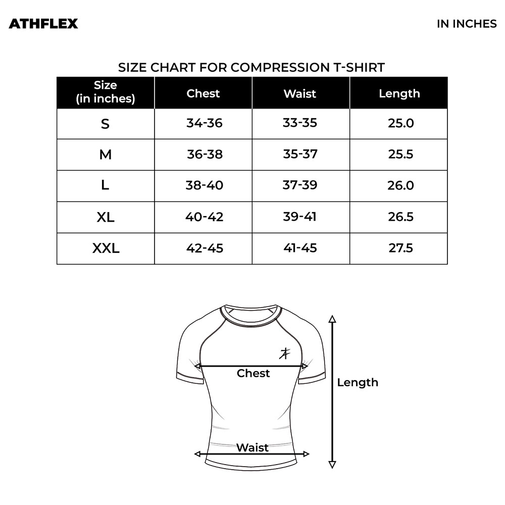 1 - Athflex Men's Muscle Fit Half Sleeve Textured Compression T-Shirt,  Medium  Red 