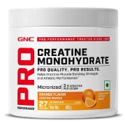 GNC Pro Performance Pure Micronized Creatine Monohydrate, 100 g (0.22 lb), Orange