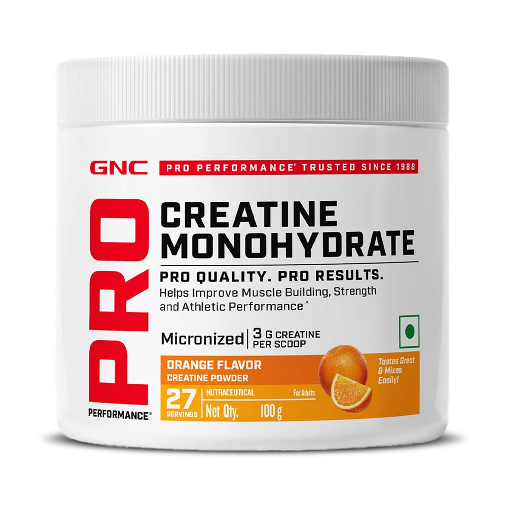 1 - GNC Pro Performance Pure Micronized Creatine Monohydrate,  Orange  0.22 lb 