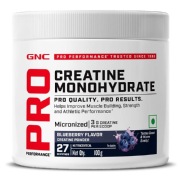 GNC Pro Performance Pure Micronized Creatine Monohydrate, 100 g (0.22 lb), Blueberry