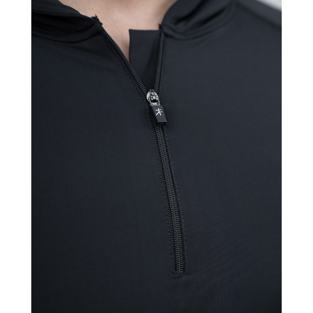 8 - Athflex Men's Performance Assassin Compression Hoodie,  Black  Medium 
