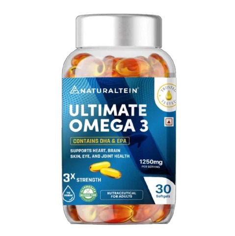 1 - NATURALTEIN Triple Strength Ultimate Omega 3,  30 softgels 