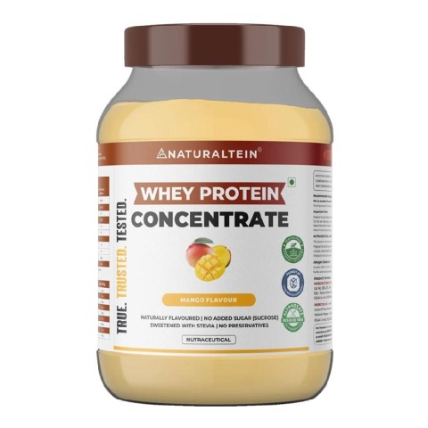 1 - NATURALTEIN Whey Protein Concentrate,  2.2 lb  Mango 