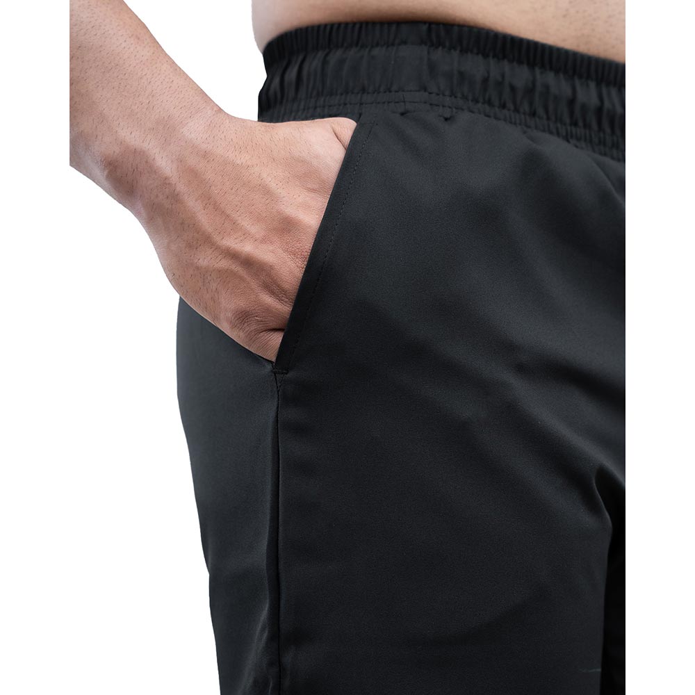 8 - Athflex Men's Nylon-Spandex Workout 2in1 Shorts,  Large  Black 