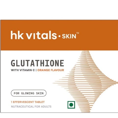 2 - HealthKart HK Vitals Glutathione Effervescent,  Orange (Sample Pack)  1 tablet(s) 