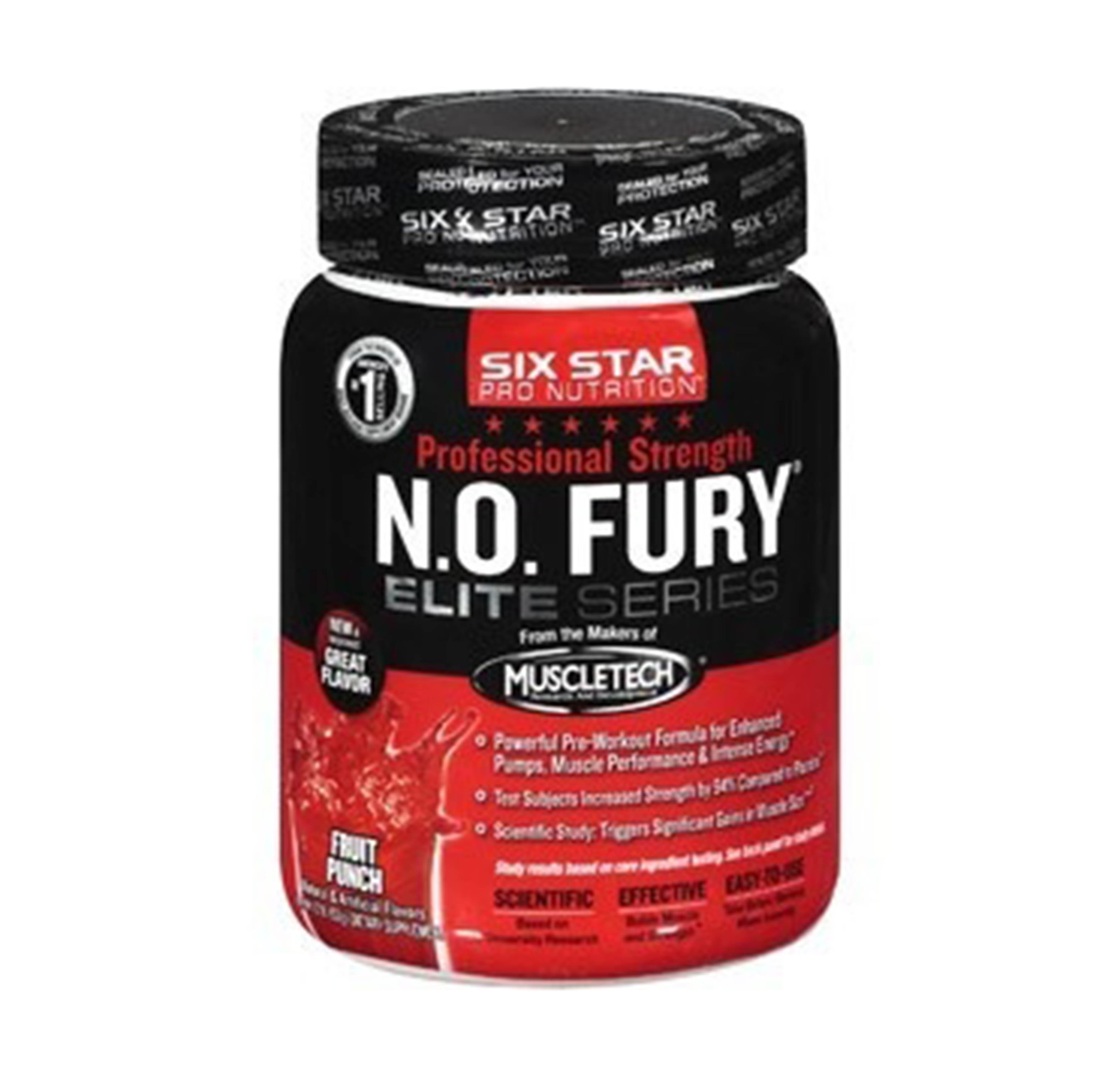 MuscleTech Six Star Elite Series N.O Fury,  60 caplets  Punch 