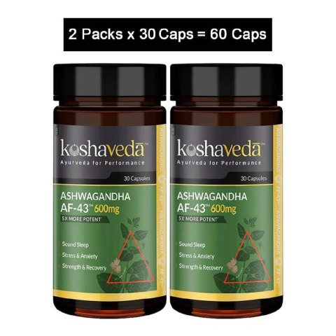Koshaveda Ashwagandha AF-43 600mg, 60 Piece(s)/Pack