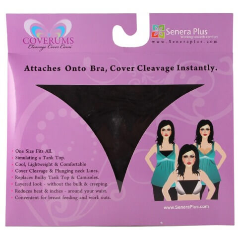 CoverUms Cleavage Cover Cami,  Classic Black 