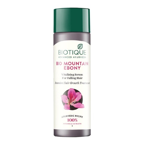 1 - Biotique Bio Mountain Ebony Fresh Growth Stimulating Vitalizing Serum,  120 ml  for Falling Hair 