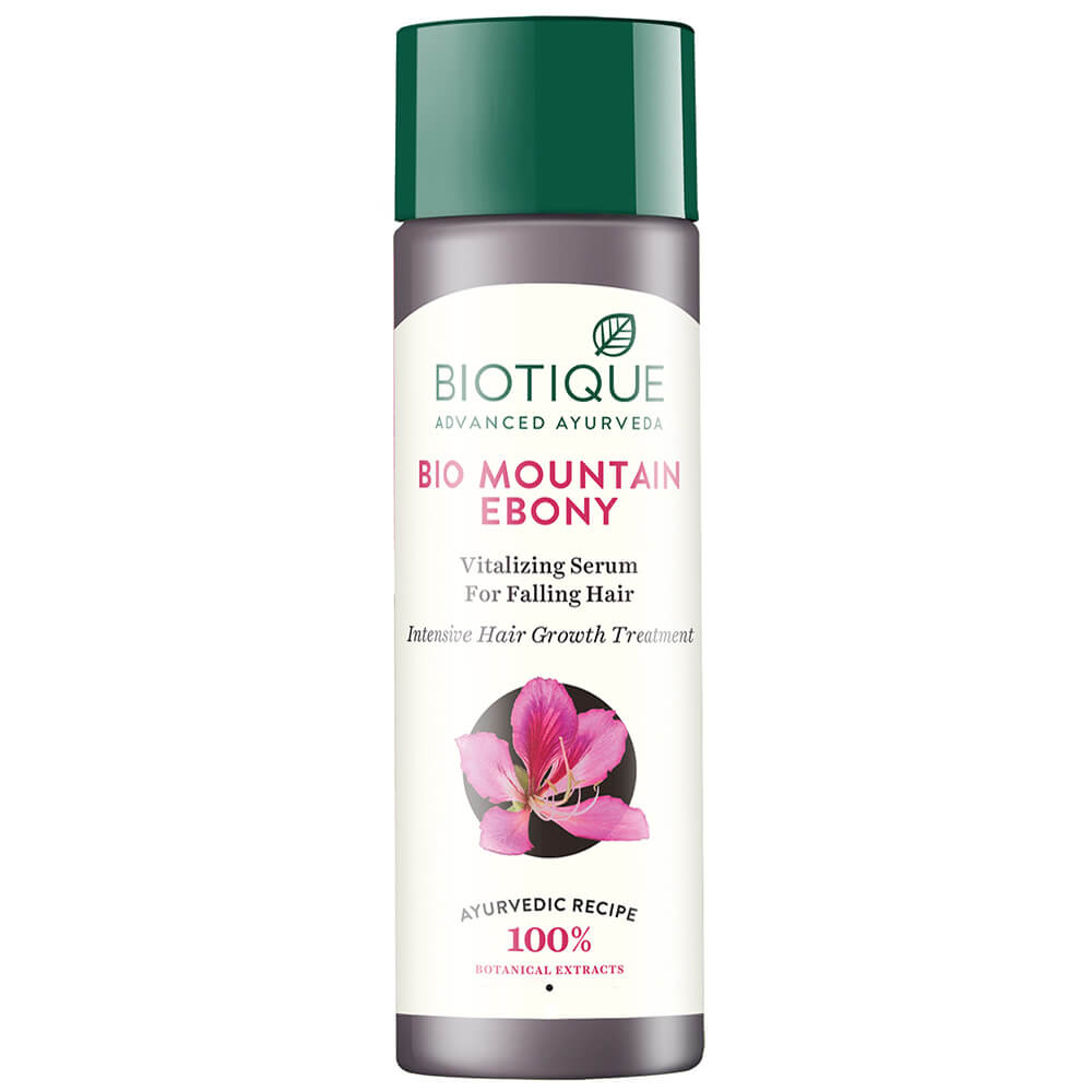 1 - Biotique Bio Mountain Ebony Fresh Growth Stimulating Vitalizing Serum,  120 ml  for Falling Hair 
