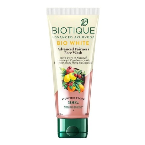 1 - Biotique Bio White Advanced Fairness Face Wash,  100 ml  All Skin Types 