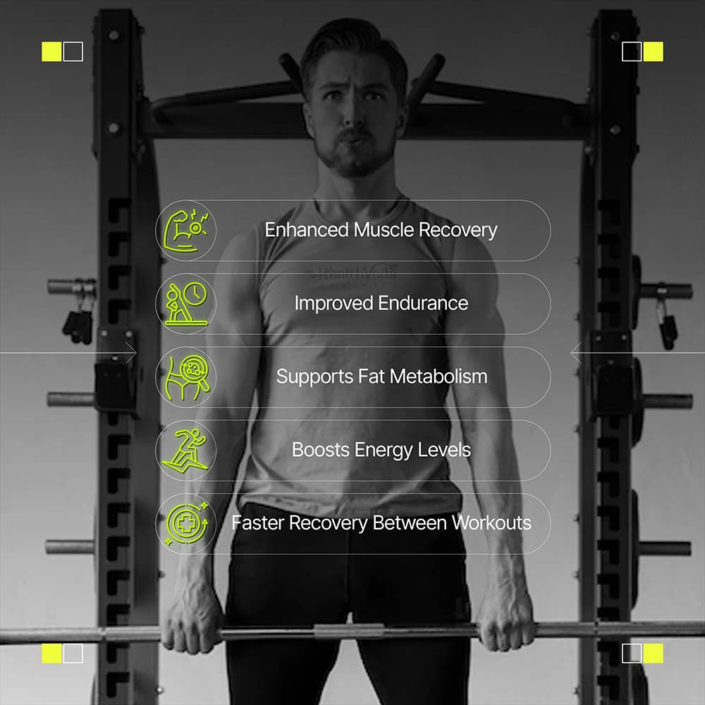 3 - Health Veda Organics L-Carnitine L-Tartrate,  60 capsules  Unflavoured 