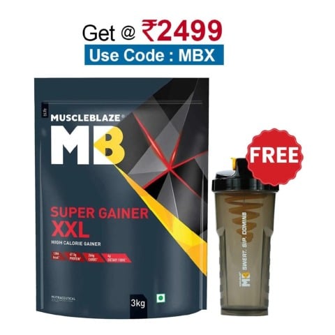 MuscleBlaze Super Gainer XXL,  6.6 lb  Chocolate 