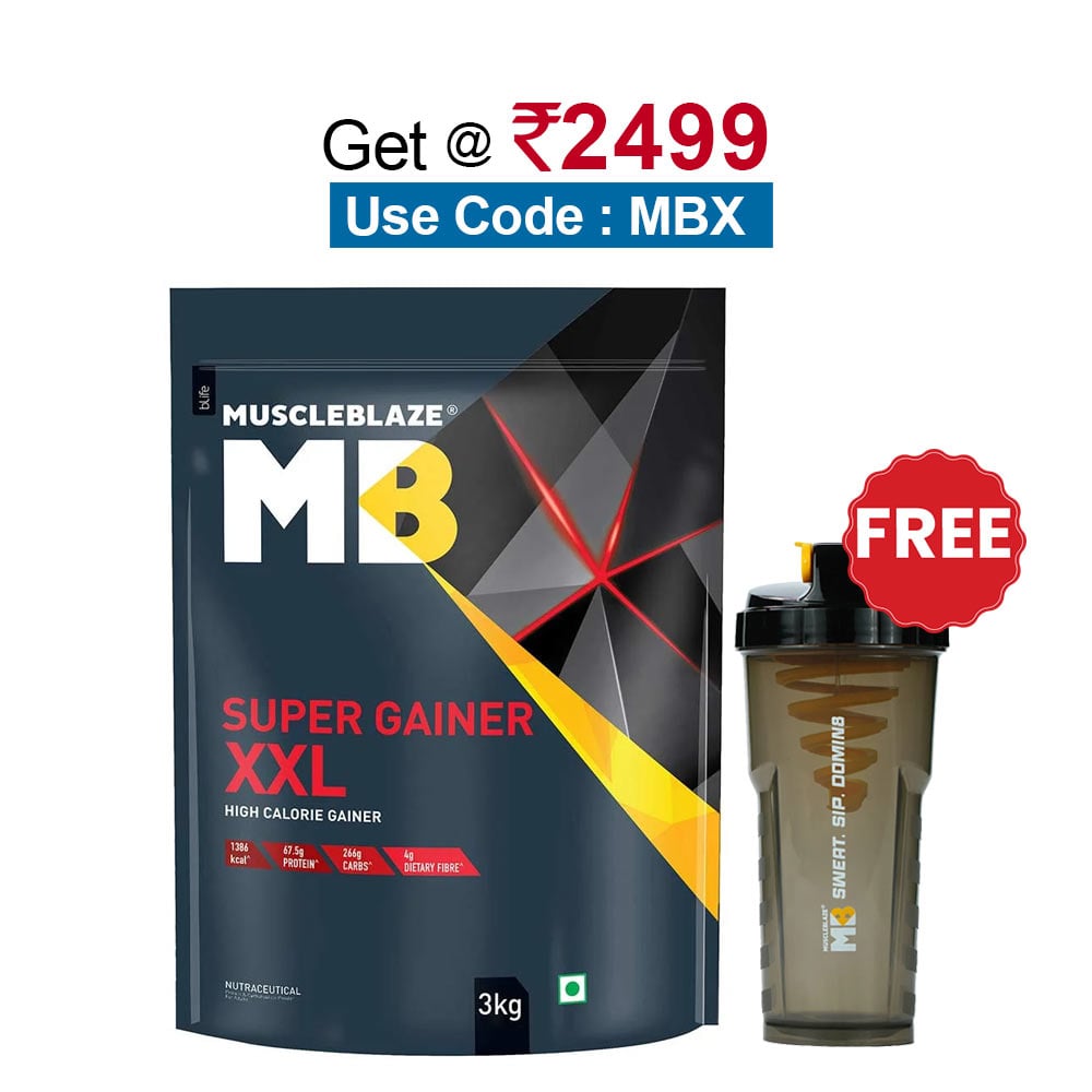 MuscleBlaze Super Gainer XXL,  6.6 lb  Chocolate 