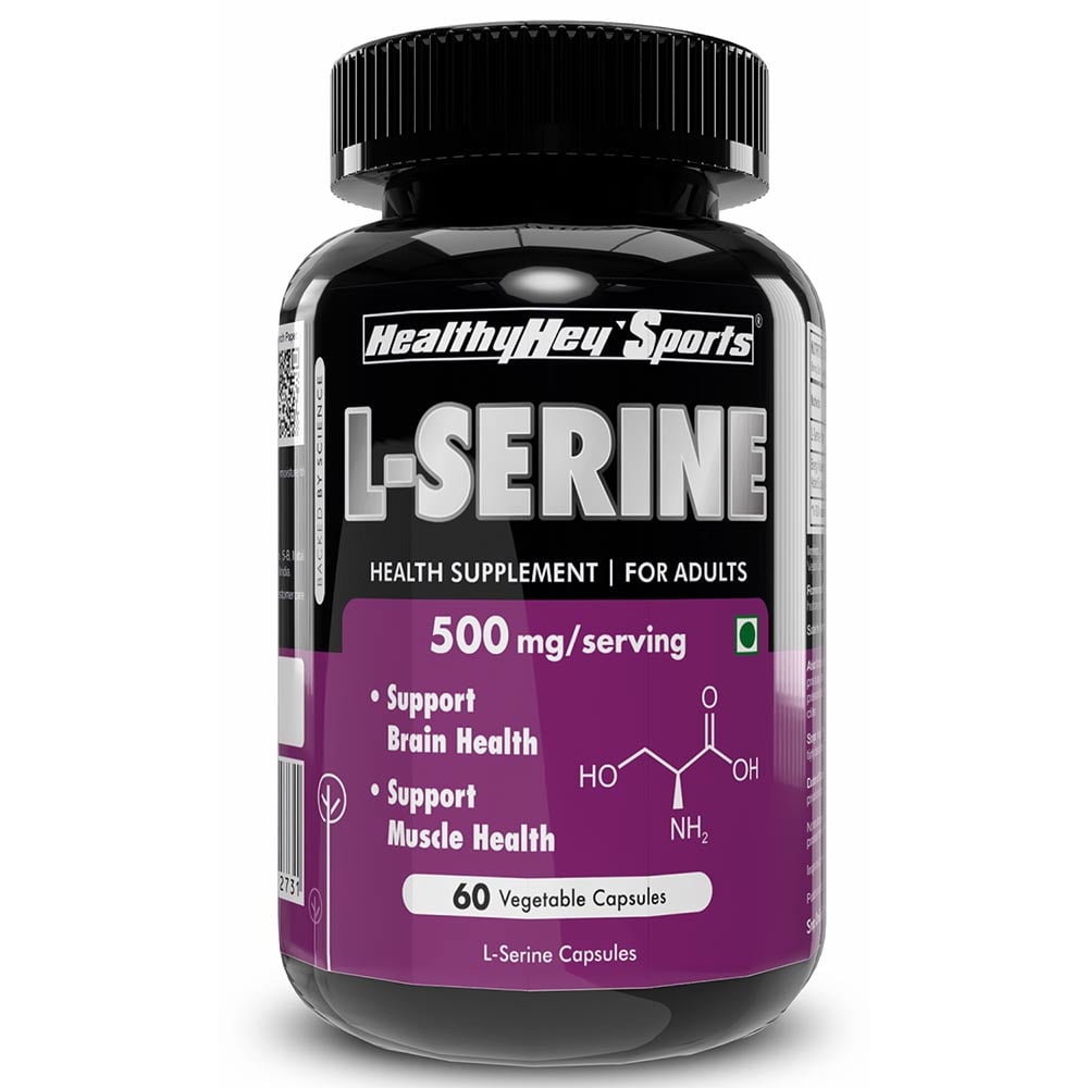 HealthyHey Sports L-Serine, 60 veggie capsule(s)-picture-25