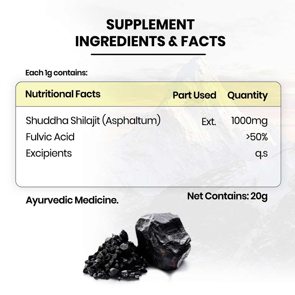 2 - Himalayan Organics Himalayan Shilajit,  20 g 