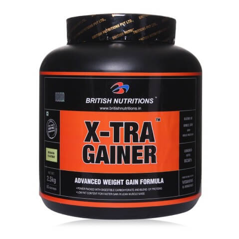 British Nutritions Xtra Gainer, 2.2 lb Banana