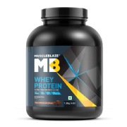 MuscleBlaze Whey Protein, 1.82 kg (4 lb), Rich Milk Chocolate
