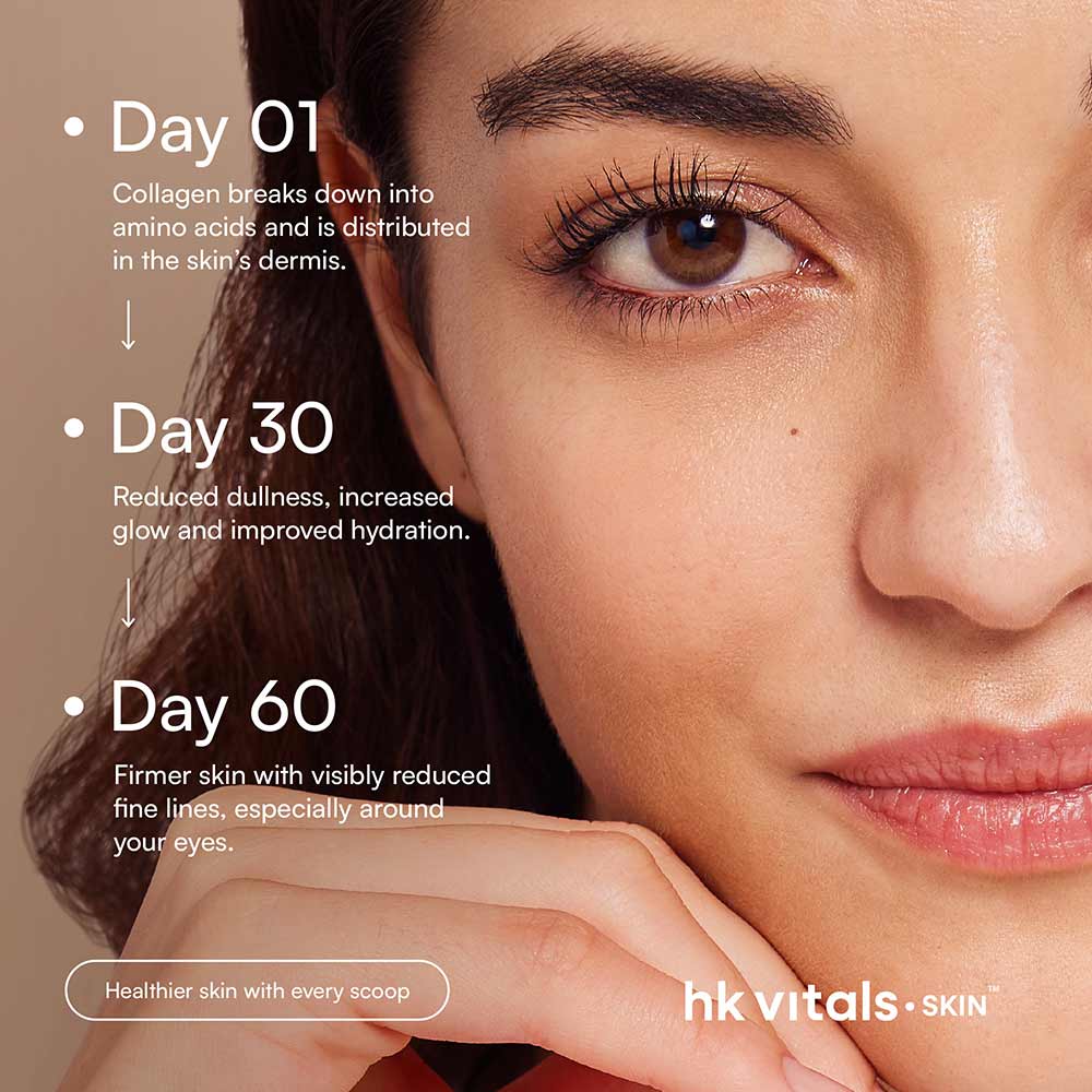 8 - HealthKart HK Vitals Skin Radiance Collagen,  100 g  Mixed Fruit