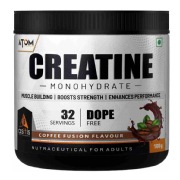 AS-IT-IS Nutrition ATOM Creatine Monohydrate, 100 g (0.22 lb), Coffee Fusion