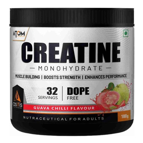 1 - AS-IT-IS Nutrition ATOM Creatine Monohydrate,  Guava Chilli  0.22 lb 