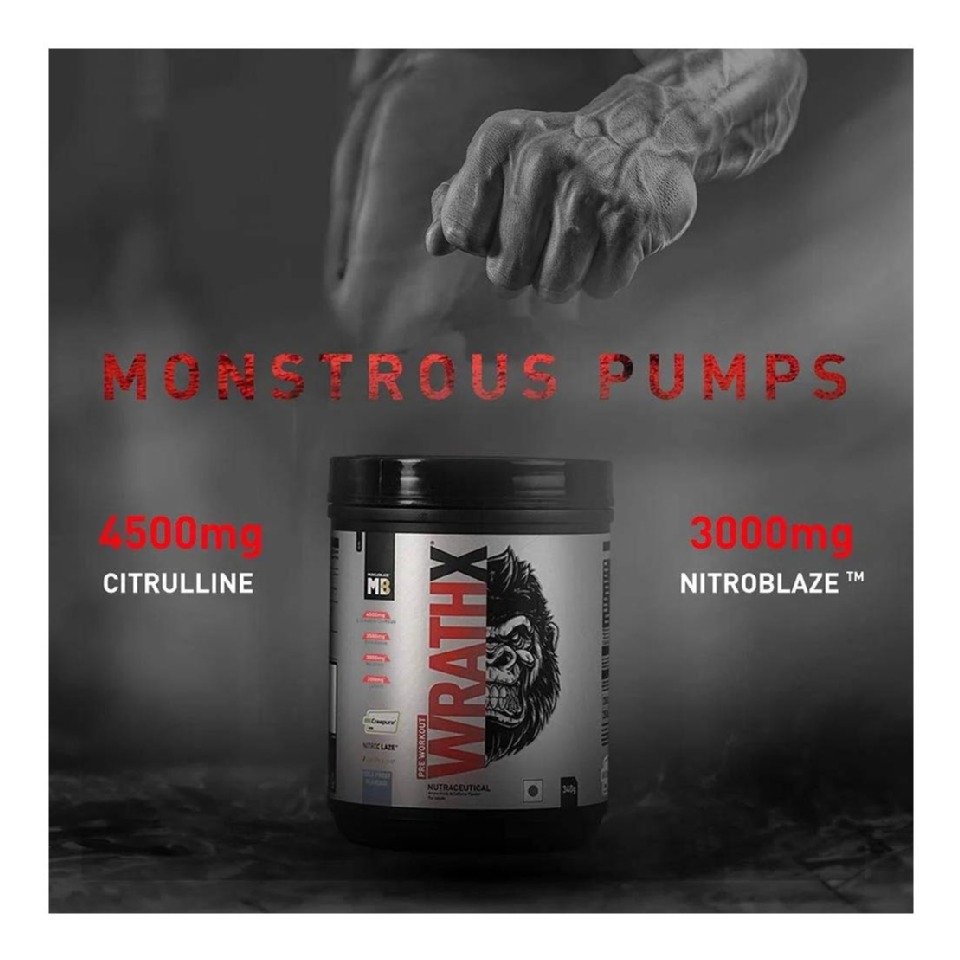 Pre Workout WrathX | 0.66 lb Voodoo Black , Pre-Workout