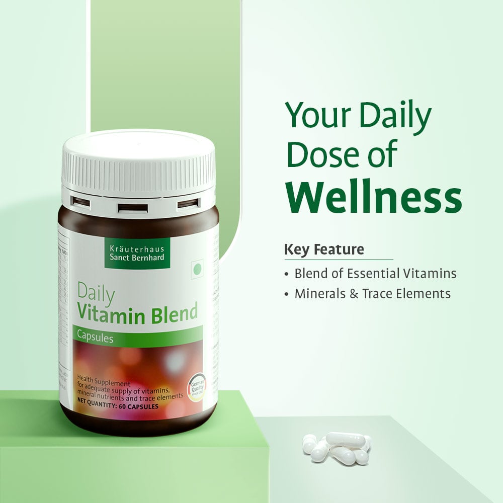 3 - Krauterhaus Sanct Bernhard Daily Vitamin Blend,  60 capsules  Unflavoured 