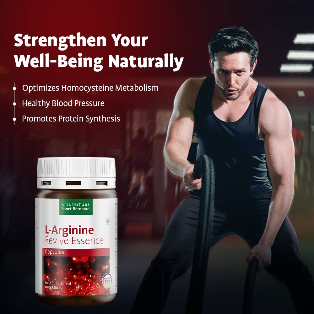5 - Krauterhaus Sanct Bernhard L-Arginine,  60 capsules 