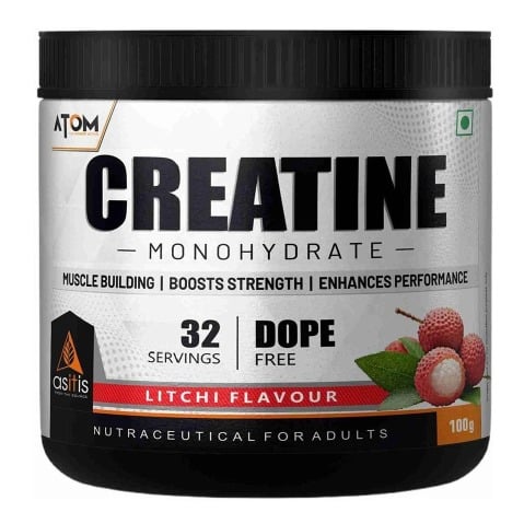 1 - AS-IT-IS Nutrition ATOM Creatine Monohydrate,  Litchi  0.22 lb 