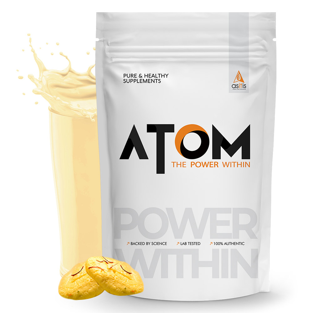 AS-IT-IS Nutrition ATOM Beginners Whey Protein, 2.2 lb Rabri Rasmalai image 1