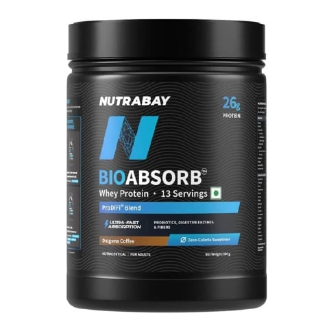 1 - Nutrabay BioAbsorb Whey Protein,  1.1 lb  Dalgona Coffee 