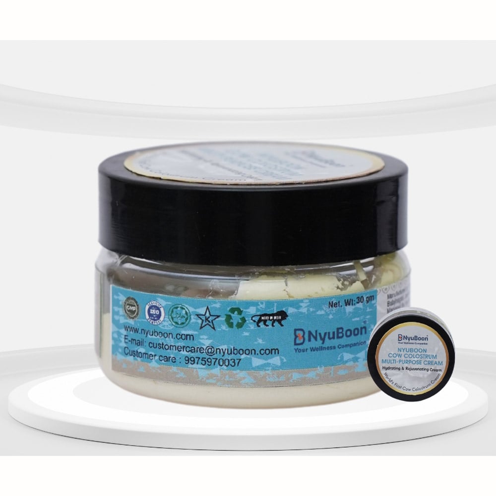 2 - NyuBoon Cow Colostrum Multi-Purpose Cream,  30 g  for All Skin Types 