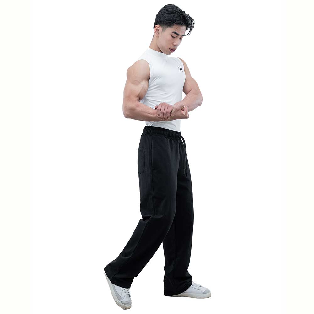 5 - Athflex Men's Sleeveless Hustle Highneck Compression Tank,  Medium  White 