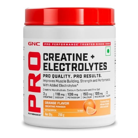 1 - GNC Pro Performance Creatine+ Electrolytes,  Orange  0.55 lb 